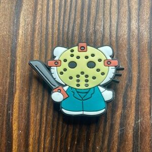 Hello Kitty x Jason Vorhees Crocs shoe charm jibbitz